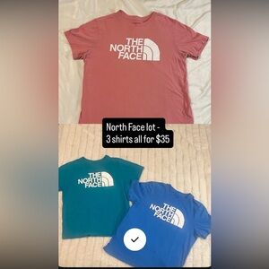 ✨ North Face Women’s Tee Bundle – 3 Shirts – Size Medium ✨